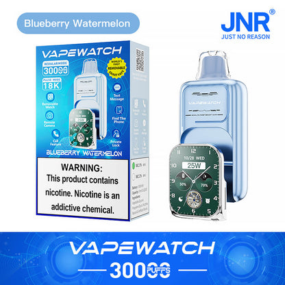JNR Vape Watch 30000 Puffs Disposable Vape （2%3%5%Nicotine）19ML 850mAh 10 Flavors Available In Sales