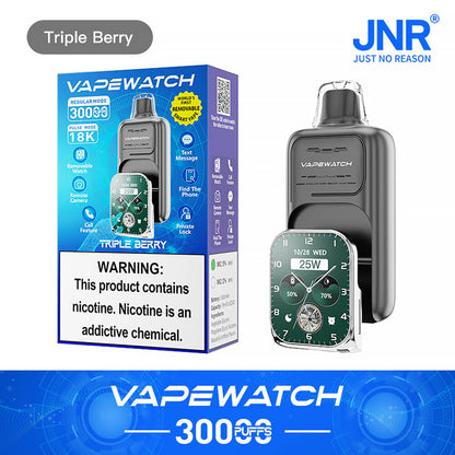 JNR Vape Watch 30000 Puffs Disposable Vape （2%3%5%Nicotine）19ML 850mAh 10 Flavors Available In Sales