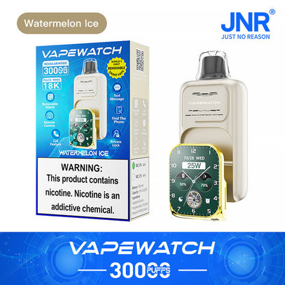 JNR Vape Watch 30000 Puffs Disposable Vape （2%3%5%Nicotine）19ML 850mAh 10 Flavors Available In Sales