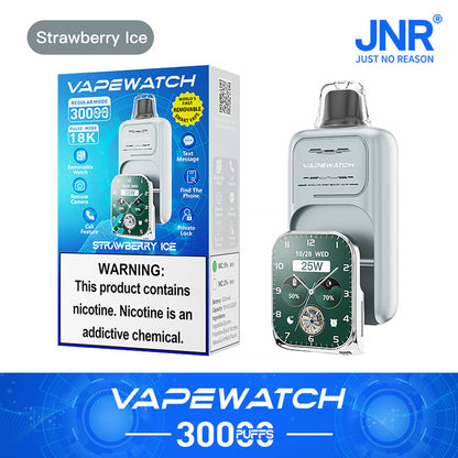 JNR Vape Watch 30000 Puffs Disposable Vape （2%3%5%Nicotine）19ML 850mAh 10 Flavors Available In Sales