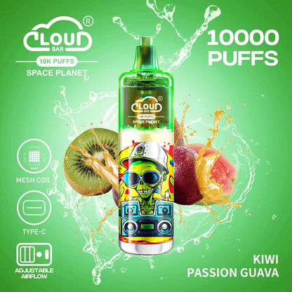 Cloud Bar Multi Flavor 10000 Puffs  5% Rechargeable Vapes Pen 18ml  650MAH 10 Flavors