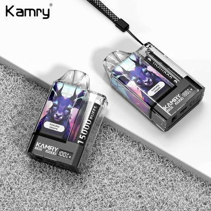 Kamry Box 15000 Puffs Disposable Vape Wholesale-500mAh battery, 30ml E-liquid, Multiple Nicotine 10 Flavors