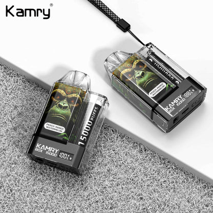 Kamry Box 15000 Puffs Disposable Vape Wholesale-500mAh battery, 30ml E-liquid, Multiple Nicotine 10 Flavors