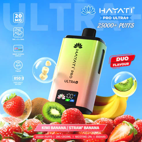 Hayati Pro Ultra Plus 25000 Puffs Disposable Vape (Box of 10)