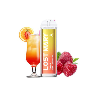 Lost Mary QM600 Disposable Vape – 600 Puffs, 20mg Nicotine Salt, Inhale Activated, 2ml E-Liquid