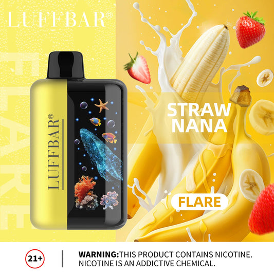 LUFFBAR FLARE DISPOSABLE VAPE 40000 PUFFS ,550mAh 18mL  9FLAVORS