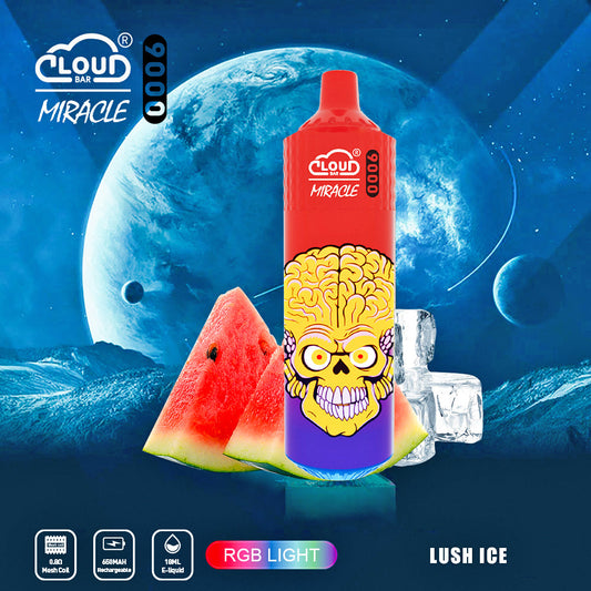 Cloud Bar  9000 Puffs  5% Rechargeable Electronic Vapes Pen 18ml 650MAH 11 Flavors for Cigarettes Lovers