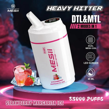 Mesii Shisha Heavy Hitter 50k Puffs Disposable Vape Discount Price