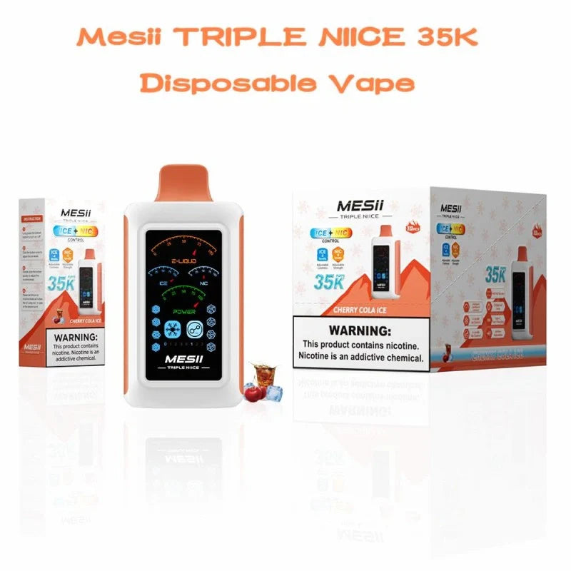 Mesii TRIPLE NIICE 35K (ICE+NICOTINE CONTROL) Best Price Discount Sale