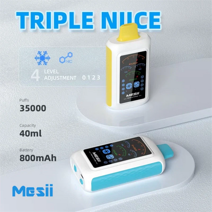 Mesii TRIPLE NIICE 35K (ICE+NICOTINE CONTROL) Best Price Discount Sale