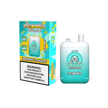 Mr.Goodie 20000 Puffs Vape - 40ml E-liquid, 2%-5% Nicotine, 12 Flavors