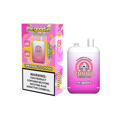 Mr.Goodie 20000 Puffs Disposable Vape  40ml 650mAh 12 Flavors