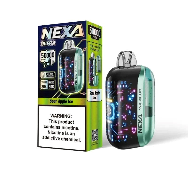 VOOPOO NEXA Ultra 50000 Vape - 20ml E-liquid, 5% Nicotine, 15 Flavors