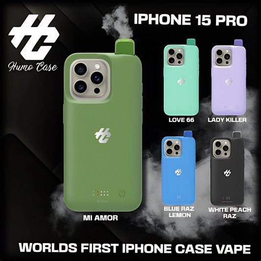 Humo iPhone 15 Case 30000 Puffs Disposable Vape Wholesale 2% and 5%nct