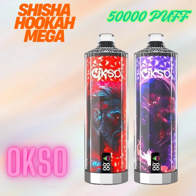 OKSO Shisha Hookah Mega 50k Bulk Price Discount Sale Display Vape