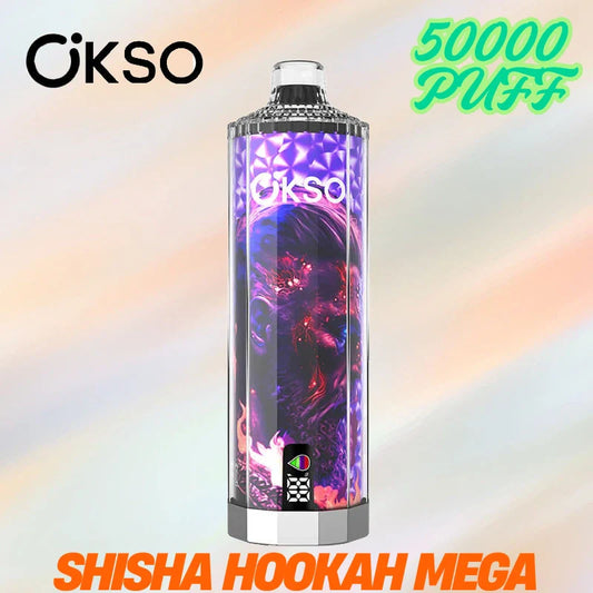 OKSO Shisha Hookah Mega 50k Bulk Price Discount Sale Display Vape