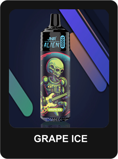 JNR Alien 5% Nicotine Disposable (Box of 10) 850mAh 20ML 10000 Puffs