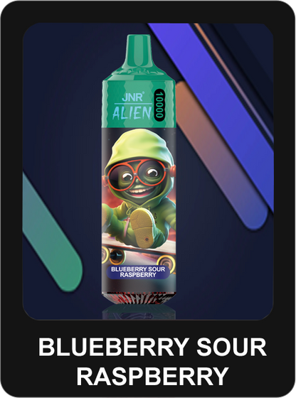 JNR Alien 5% Nicotine Disposable (Box of 10) 850mAh 20ML 10000 Puffs