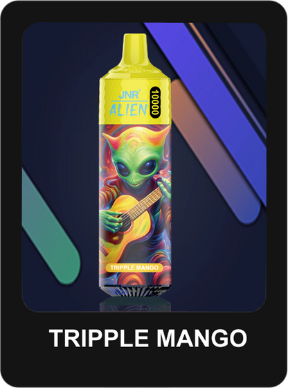 JNR Alien 5% Nicotine Disposable (Box of 10) 850mAh 20ML 10000 Puffs