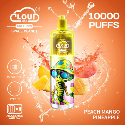 Cloud Bar Multi Flavor 10000 Puffs  5% Rechargeable Vapes Pen 18ml  650MAH 10 Flavors