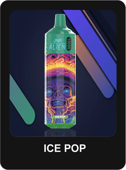 JNR Alien 5% Nicotine Disposable (Box of 10) 850mAh 20ML 10000 Puffs