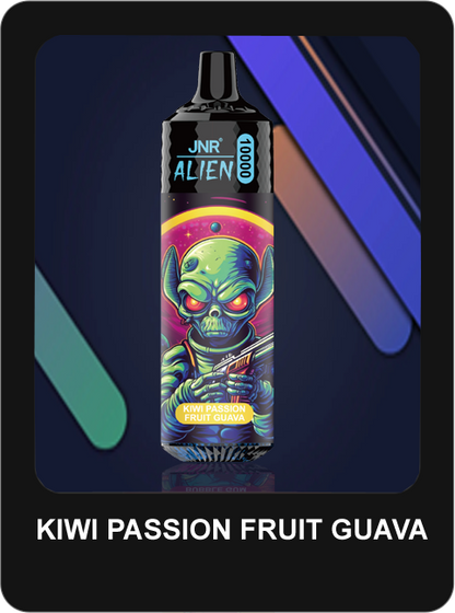 JNR Alien 5% Nicotine Disposable (Box of 10) 850mAh 20ML 10000 Puffs