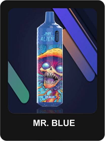 JNR Alien 5% Nicotine Disposable (Box of 10) 850mAh 20ML 10000 Puffs