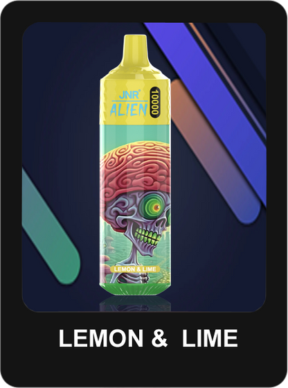 JNR Alien 5% Nicotine Disposable (Box of 10) 850mAh 20ML 10000 Puffs