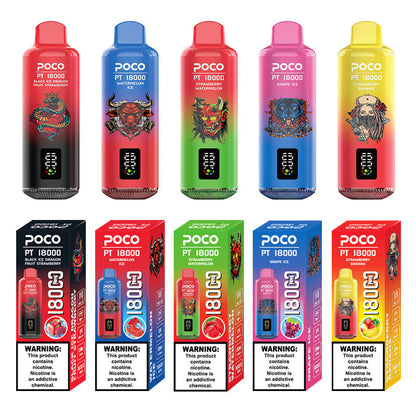 EU Warehouse POCO PT 18000 Puffs Disposable Vape Wholesale