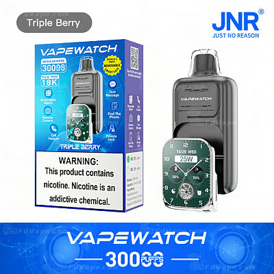 JNR Vape Watch 30000 Puffs Disposable Vape （2%3%5%Nicotine）19ML 850mAh 10 Flavors Available In Sales