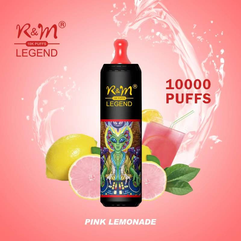 R&M 10000 puffs  10K  Fruit Flavor Portable Stylish High-quality E-lectronic c igarette Vape E-liquid V aporizer Pod system Include Nicotine 19 flavors
