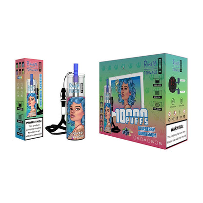 Authentic Randm Tornado 10000 Puffs Disposable Vape Pen E-Cigarette Mesh Coil Rechargeable Battery