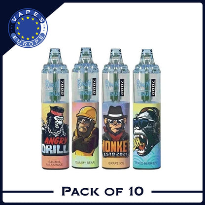 RAndM Tornado 7000 Puffs Disposable Vape Pack Of 10