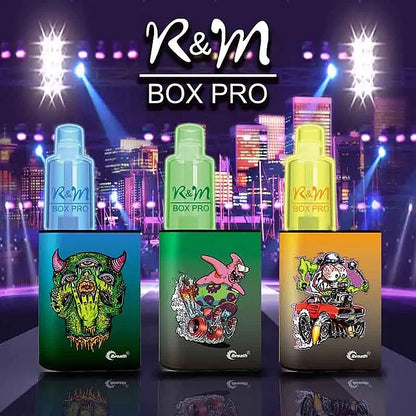 R&M  BOX  PRO 6000 Puffs  5% Nicotine Rechargeable Disposable vape