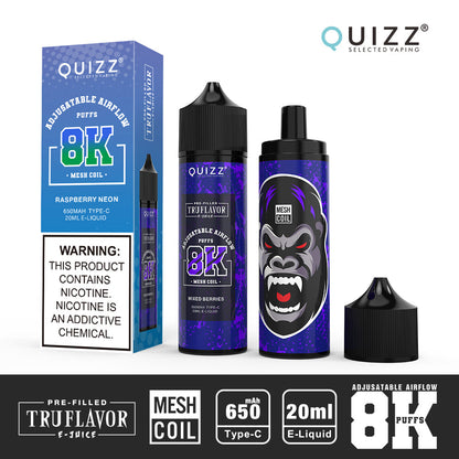 QUIZZ VAPMOD QD62V2 8000Puffs Disposable Vape Wholesale