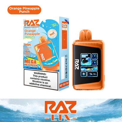 RAZ LTX 25K Gush Edition Disposable Vape 800mAh 15 Flavors