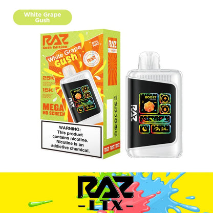 RAZ LTX 25K Gush Edition Disposable Vape 800mAh 15 Flavors