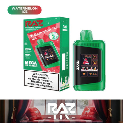 RAZ LTX 25K Gush Edition Disposable Vape 800mAh 15 Flavors