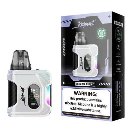 Reymont Pura Mini Box Pro Pod Kit-1000mAh Battery, 2ml E-liquid