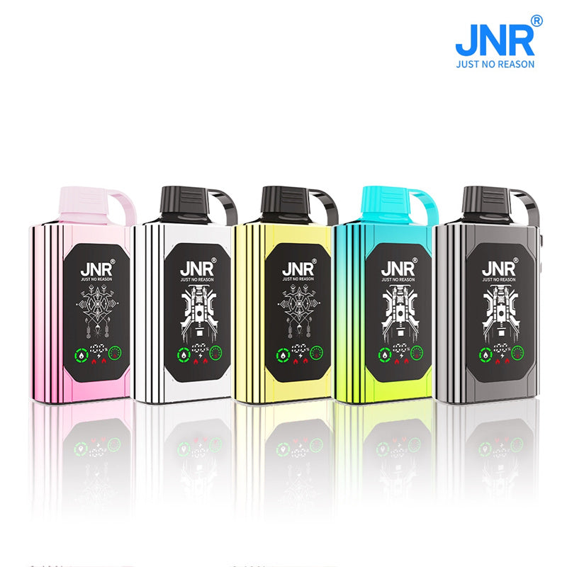 JNR Shisha Hookah Box 20500 Puff Bar Tornado DTL E Cigarrillos Electronicos Disposable Vape-1000mAh Battery, 25ml E-liquid, Multiple Nicotine 15 Flavors