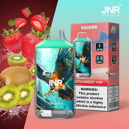 JNR FALON 16000 16K Puffs Original Edition Rechargeable Disposable Vape-850mAh Battery, 22ml E-liquid, Multiple Nicotine 27 Flavors
