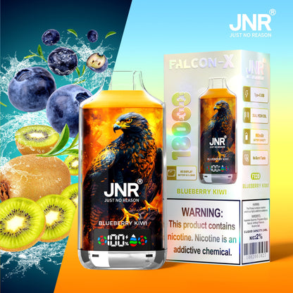 JNR FALCON X 18000 18k Puffs LED Display Hot Sale Disposable Vap-950mAh Battery, 24ml E-liquid, Multiple Nicotine 29 Flavors