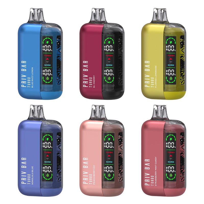 SMOK Priv Bar Turbo 15000 Puffs Disposable Vape Wholesale-800mAh battery, 16ml E-liquid, Multiple Nicotine 17 Flavors