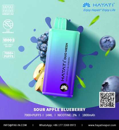Hayati Duo Mesh 7000 Puffs Disposable Vape