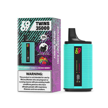 ZOOY TWINS 35000 35K Puffs Dual Flavors Disposable Vape with Digital Screen