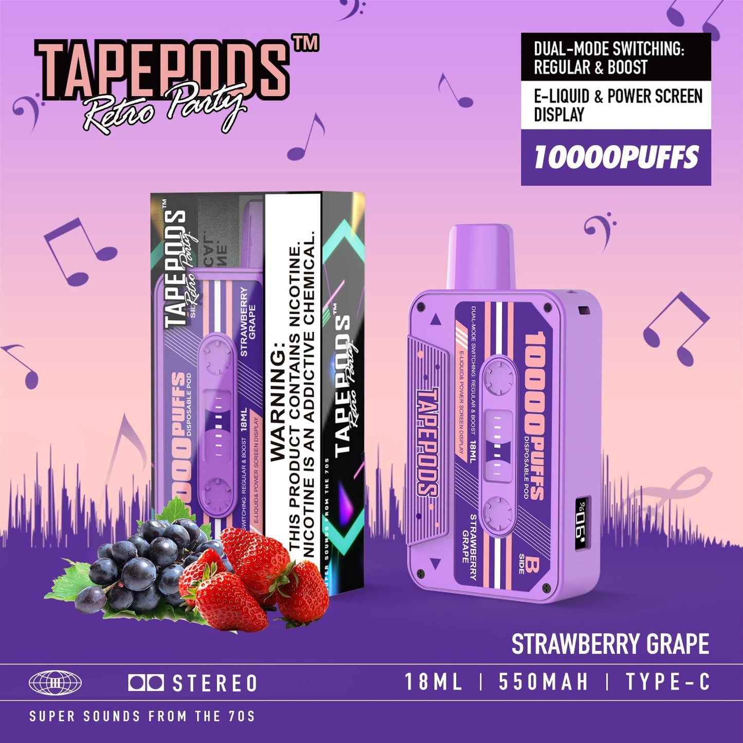 TAPEPODS VAPMOD QD114 10000Puffs Disposable Vape Wholesale