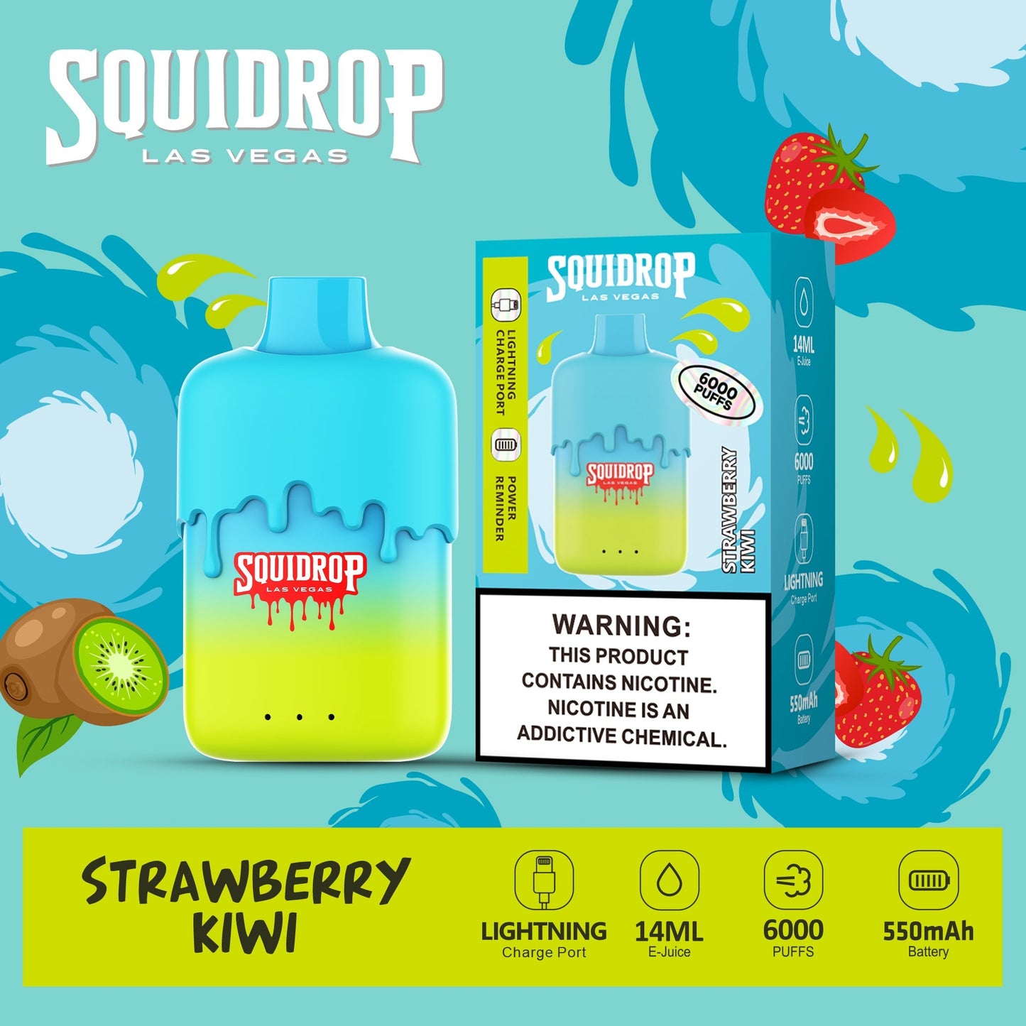 VAPMOD SOUIDROP 6000Puffs Disposable Vape Wholesale