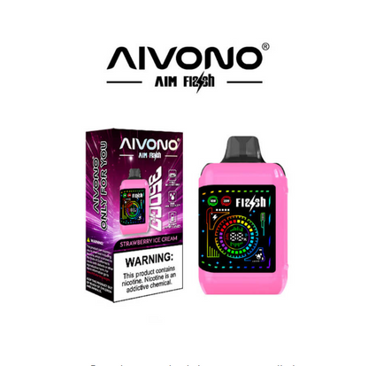 AIVONO Aim Flash 35000 PuffsDisposable Vape 28ml 850mAh 15 Flavors
