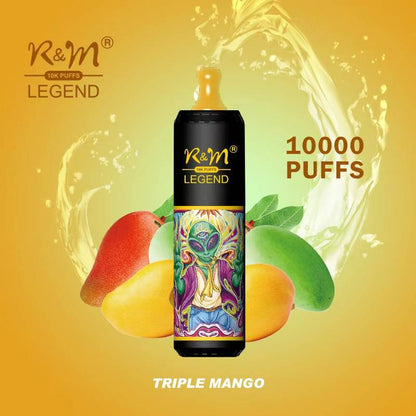 R&M 10K puffs  Puff 19 Fruit Flavor Portable Stylish High-quality E-lectronic c igarette Vape E-liquid V aporizer Pod system Include Nicotine