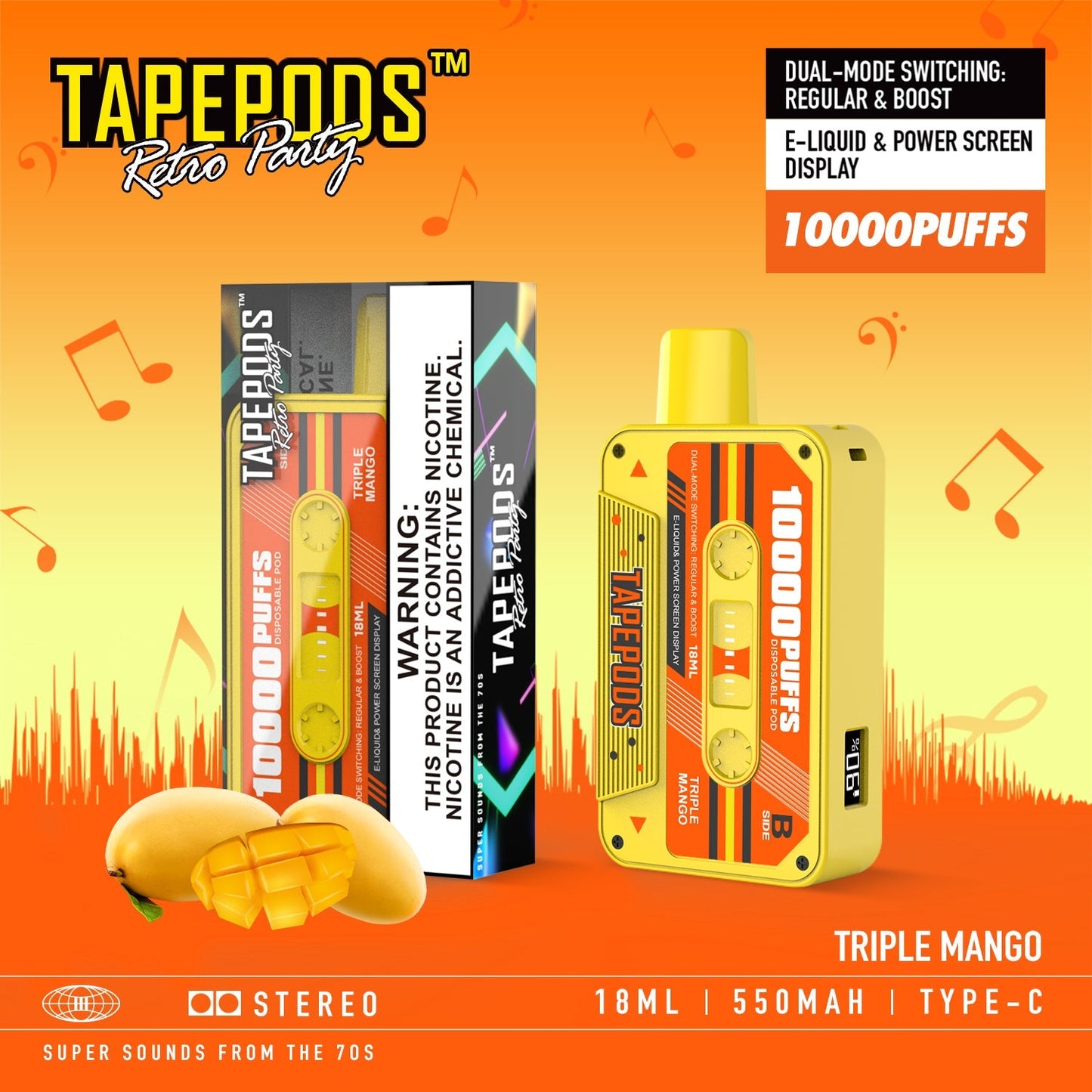 TAPEPODS VAPMOD QD114 10000Puffs Disposable Vape Wholesale